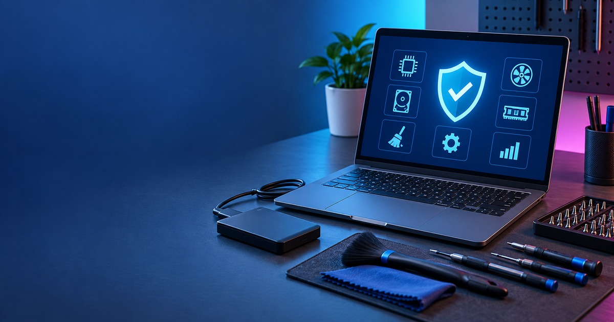 Manutenzione preventiva di un computer e controllo dei componenti